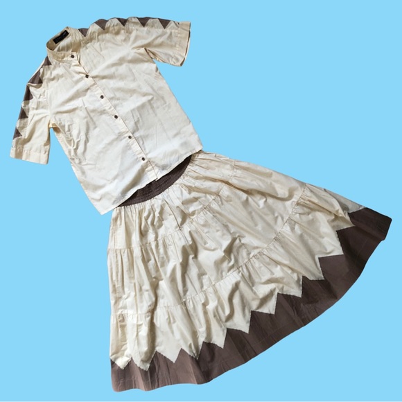 Robe Vintage Louis Féraud - Taille 38 - Noir Et Blanc Motif Rétro - Coton - Occasion Très Bon état